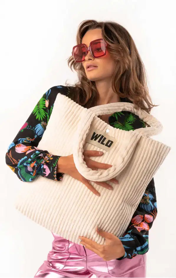 Sac Cabas Wild Milina Ecru