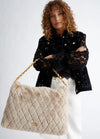 Sac Fourre-tout Liu Jo Fourrure Coffee Milk