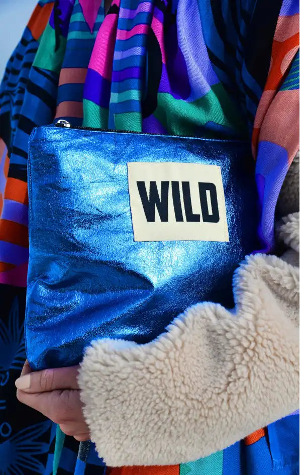 Grande Pochette Wild Twinkle Bleu