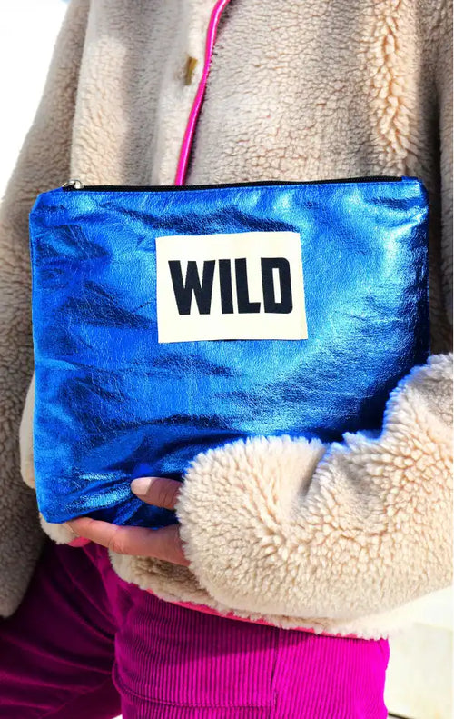Grande Pochette Wild Twinkle Bleu