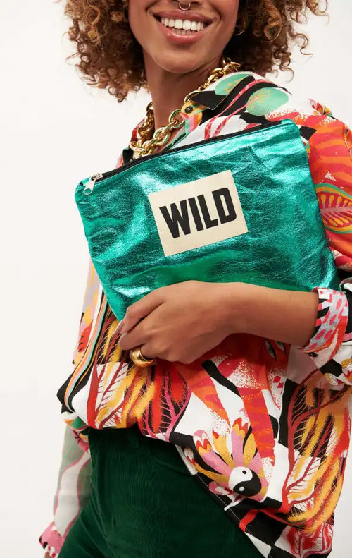 Grande Pochette Wild Twinkle Vert