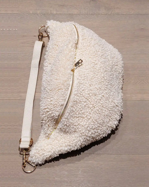 Grande Banane Sherpa Blanc