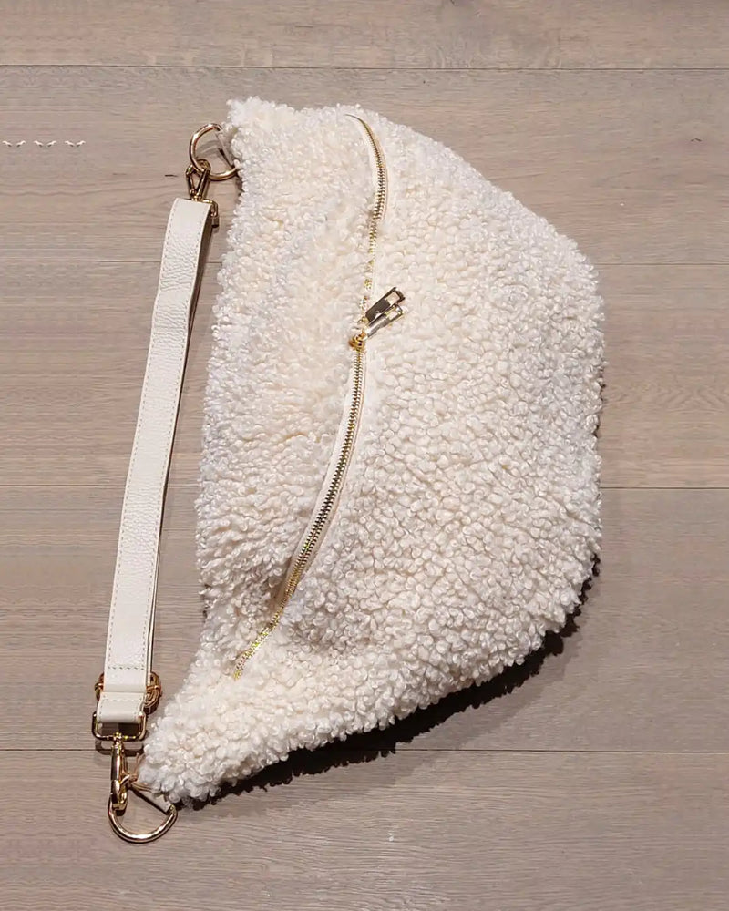 Grande Banane Sherpa Blanc