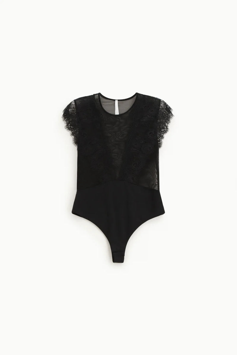 Body Imperial Tulle et dentelle Nero