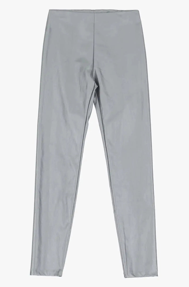 Legging Imperial en toile enduite Argento