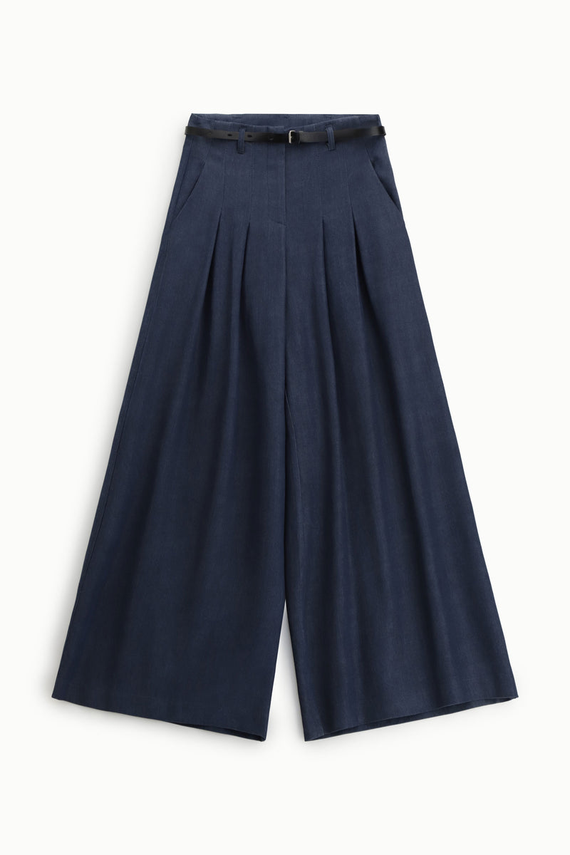 Pantalon Palazzo Imperial Blu Denim
