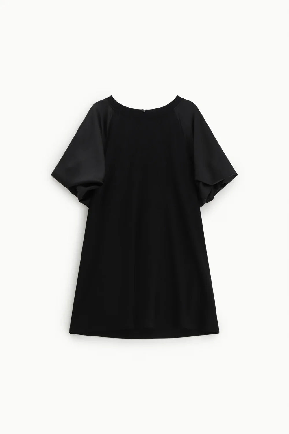 Robe courte trapèze Imperial manches ballon Nero