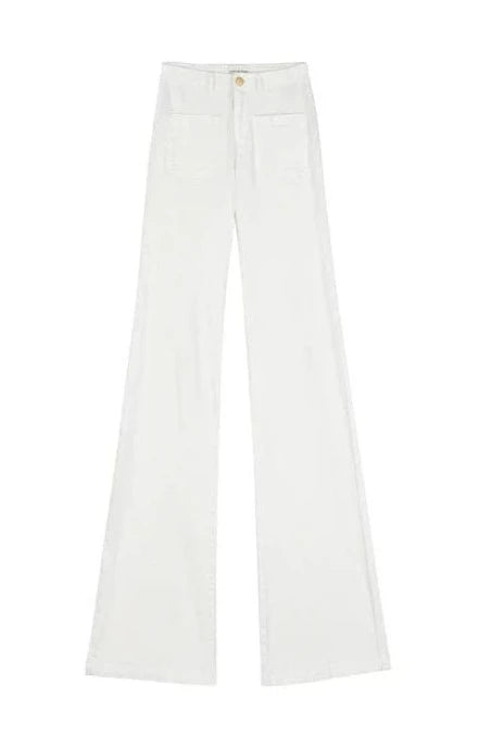 Pantalon La Petite Etoile Sonny Velours Ecru