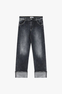 Jean Please large revers Nero Denim