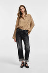 Jean Please large revers Nero Denim