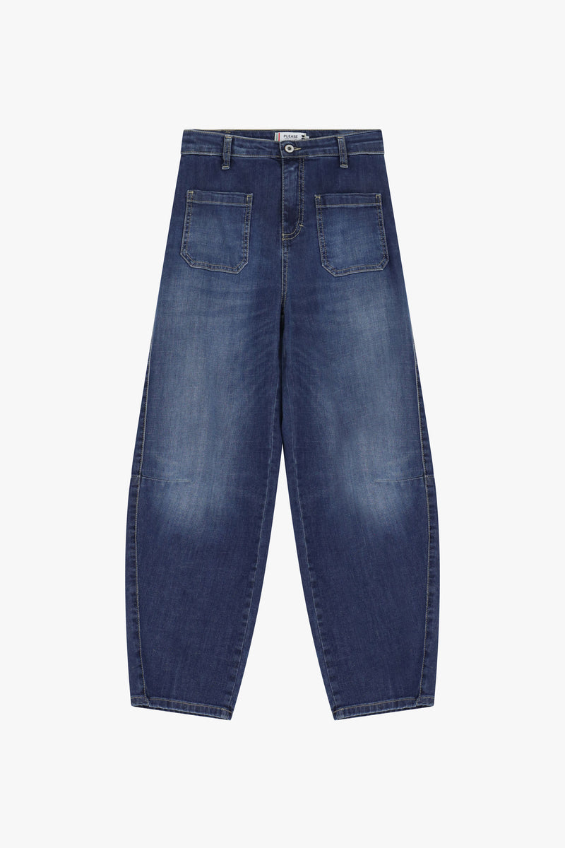 Jean Please Blu Denim Large