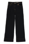 Jean Please Palazzo Nero Denim