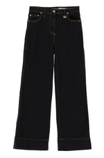 Jean Please Palazzo Nero Denim