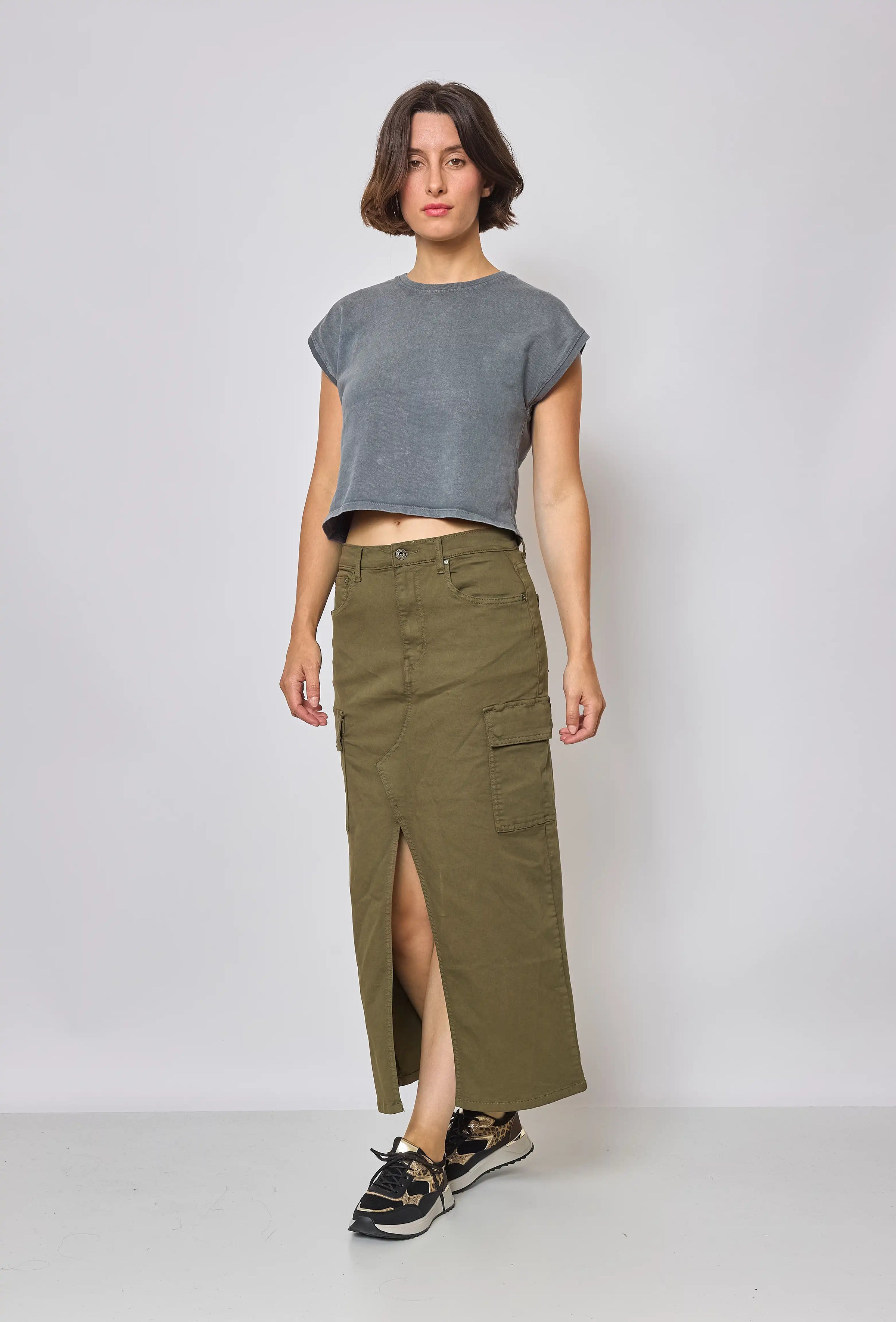 Jupe longue poche hot sale