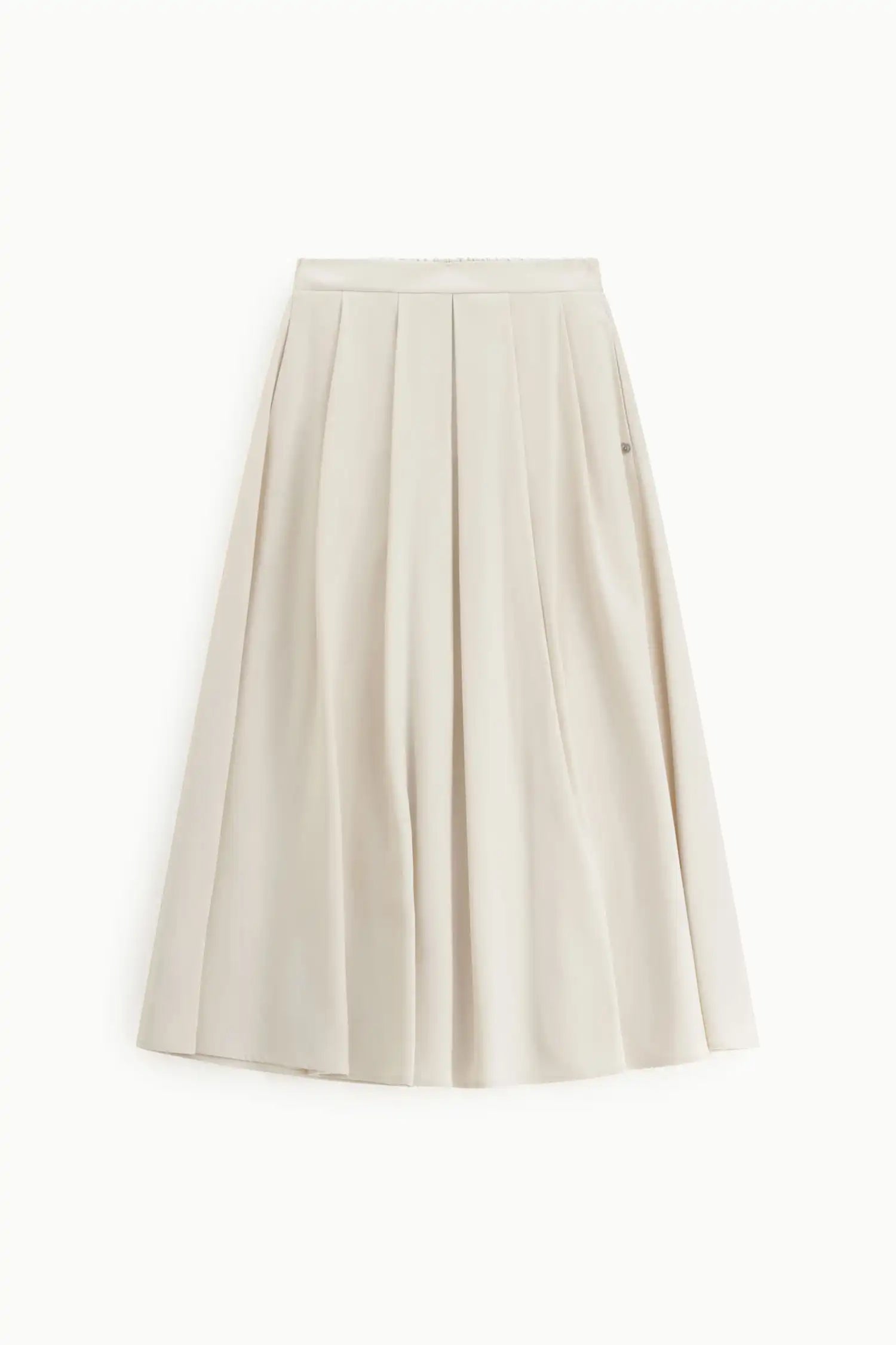 Jupe midi plissée Please Crema