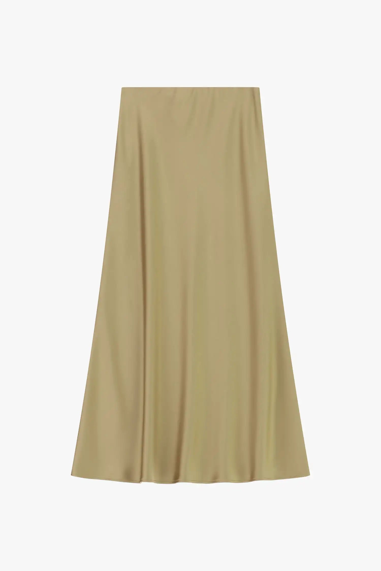 Jupe longue Imperial Trapèze Beige