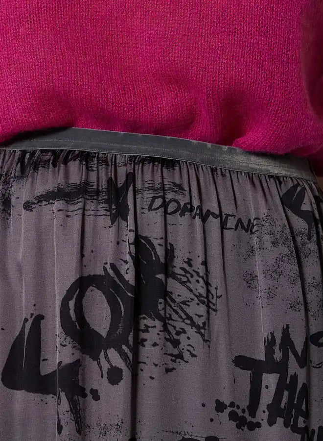 Jupe longue Notshy Sharon Charbon/Noir