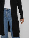 Long Cardigan Vila Viril Black