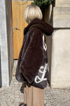 Manteau Cape Maison 26 Lea Art Brown/Palomino