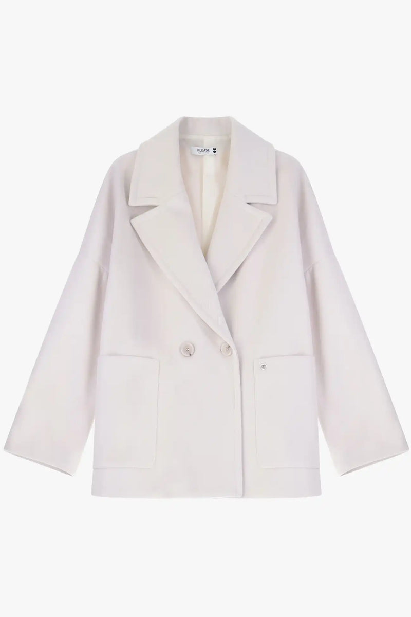 Manteau Caban Please Panna