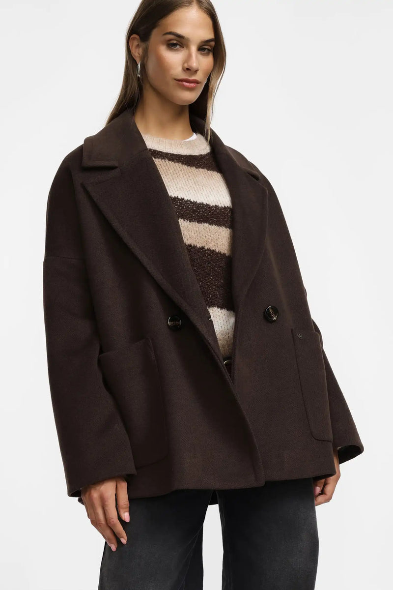 Manteau Caban Please Cioccolato