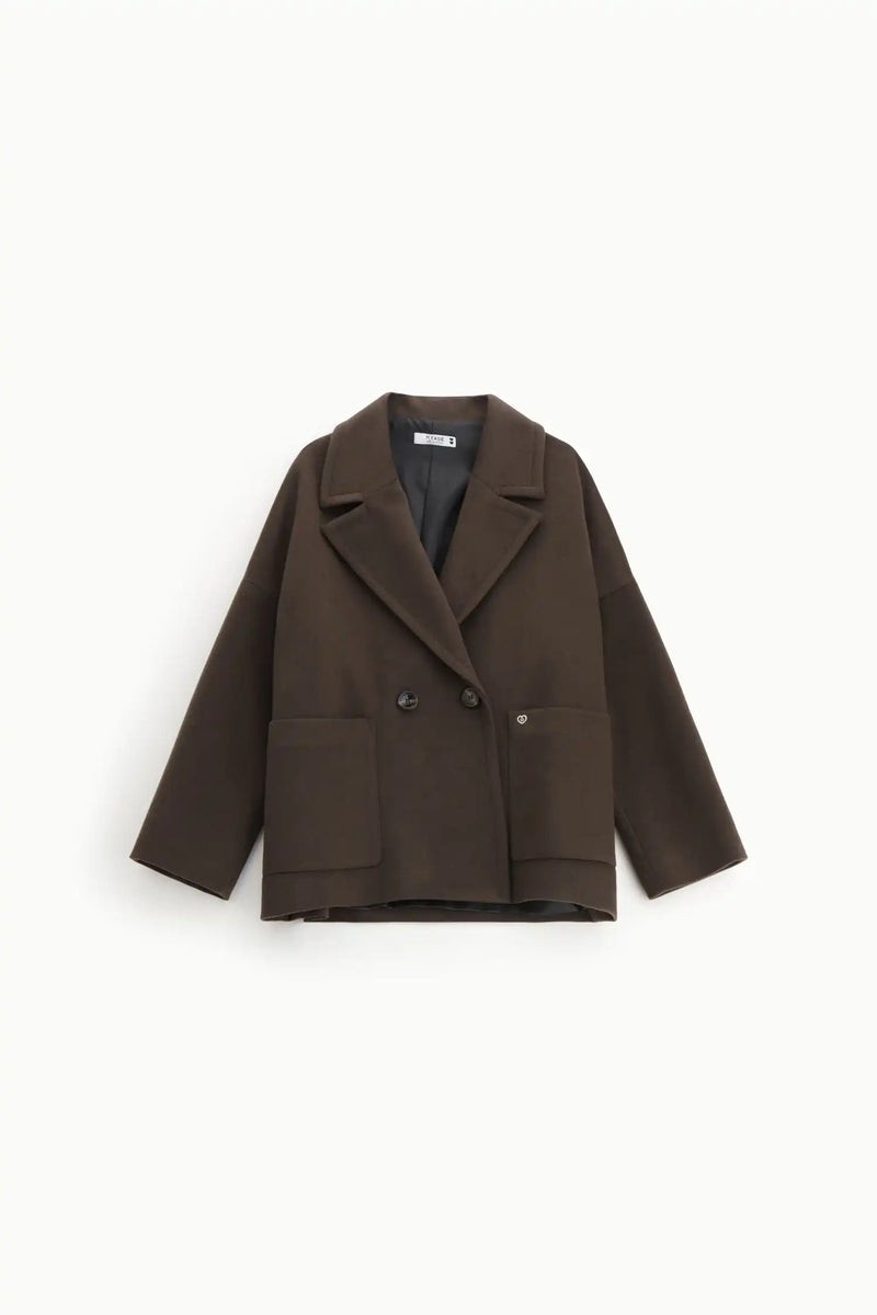 Manteau Caban Please Cioccolato