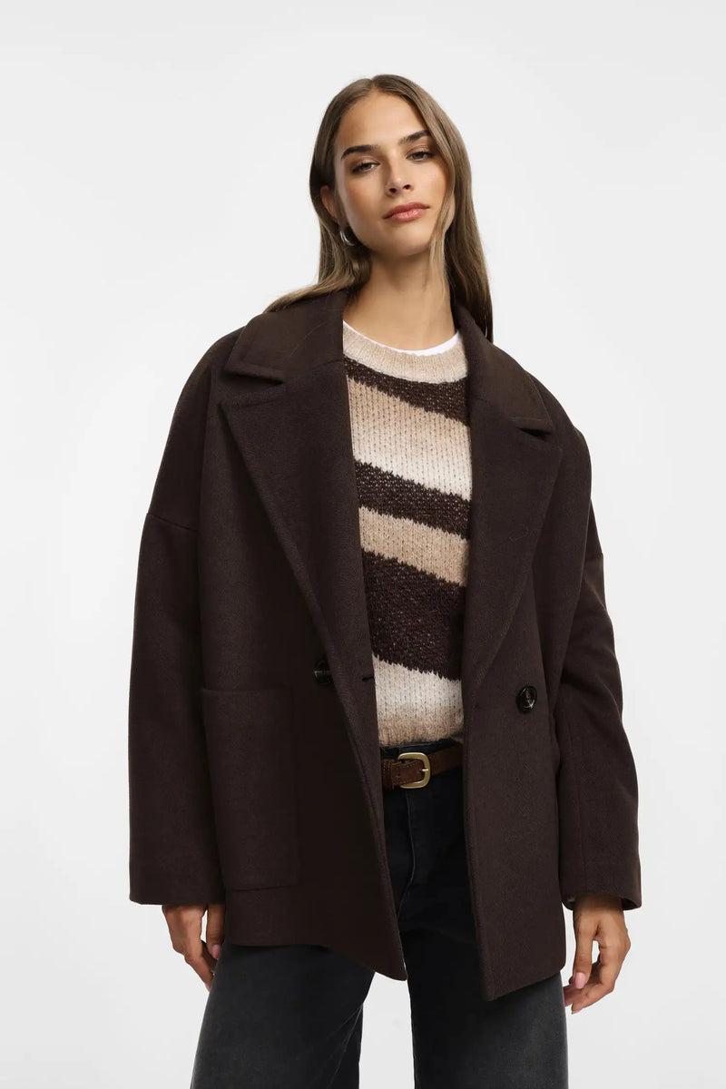 Manteau Caban Please Cioccolato
