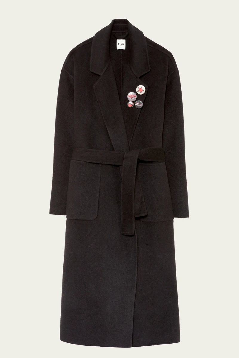 Manteau Five Verlaine Noir