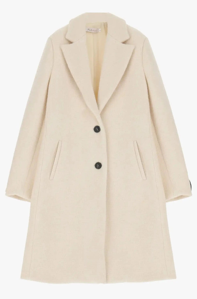 Manteau Please boutonné Panna