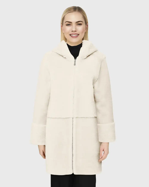 Manteau Oakwood Réversible Idylle Beige Clair