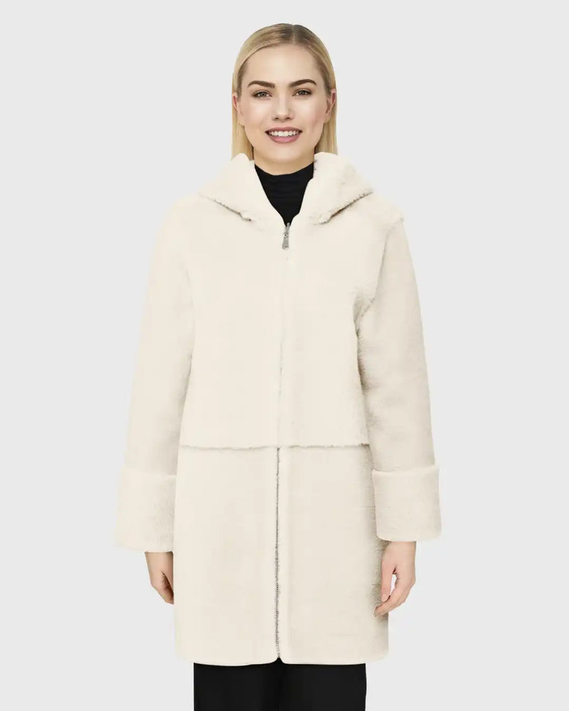 Manteau Oakwood Réversible Idylle Beige Clair