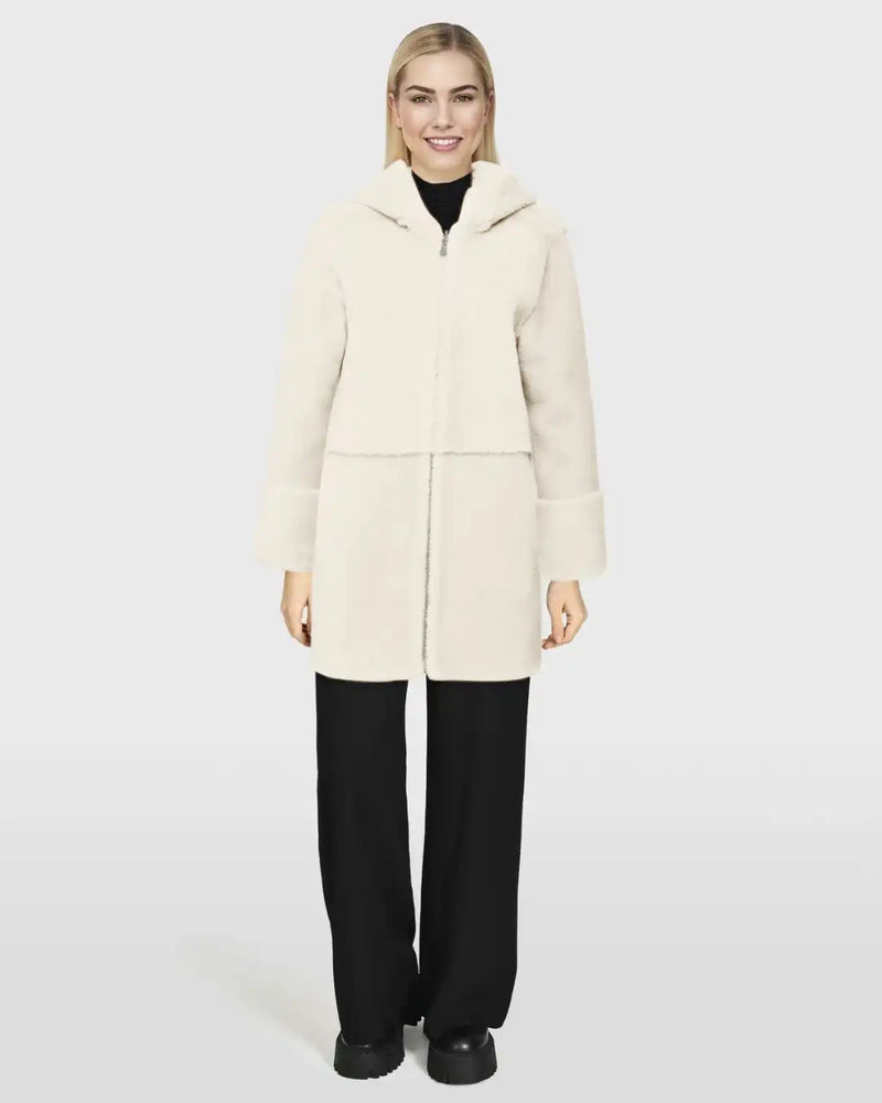 Manteau Oakwood Réversible Idylle Beige Clair