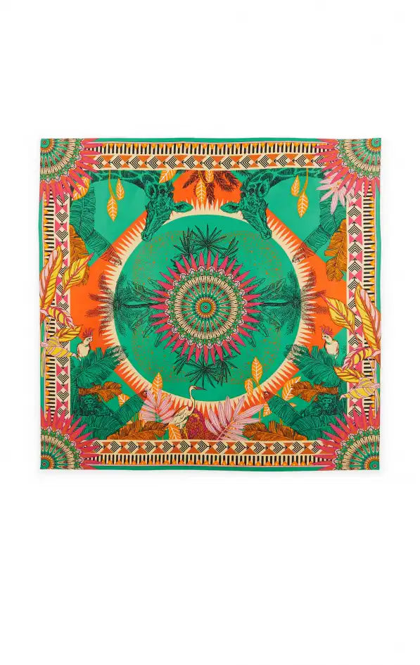 MEDIUM Foulard Wild Zoulou Vert