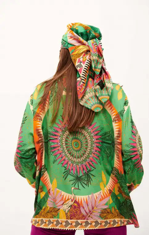 MEDIUM Foulard Wild Zoulou Vert