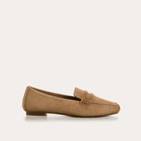 Mocassins Reqins Hema Cuir Velours Naturel