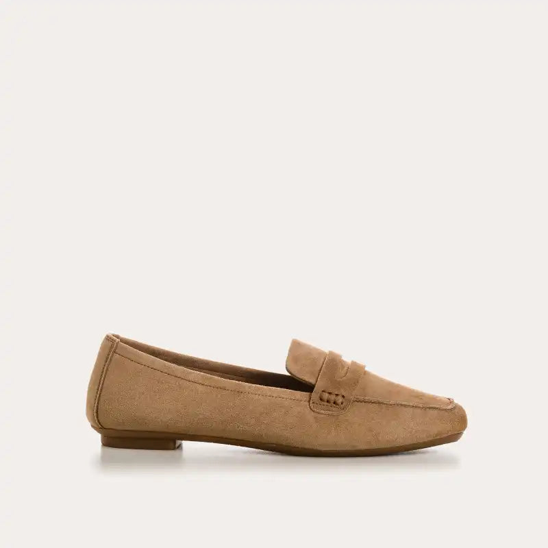 Mocassins Reqins Hema Cuir Velours Naturel