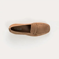 Mocassins Reqins Hema Cuir Velours Naturel