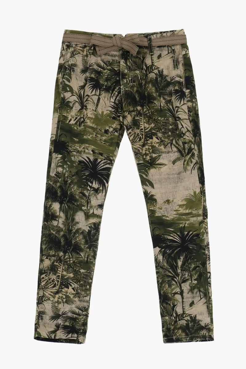 Pantalon Please avec Ceinture Imprimé Out Milk