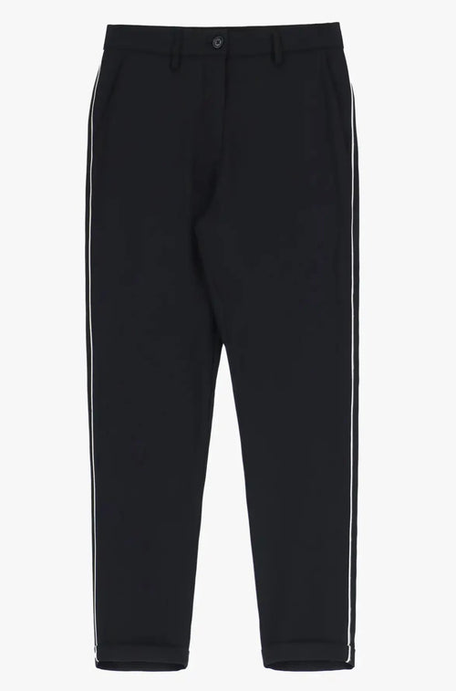 Pantalon Chino Imperial liseré blanc Nero