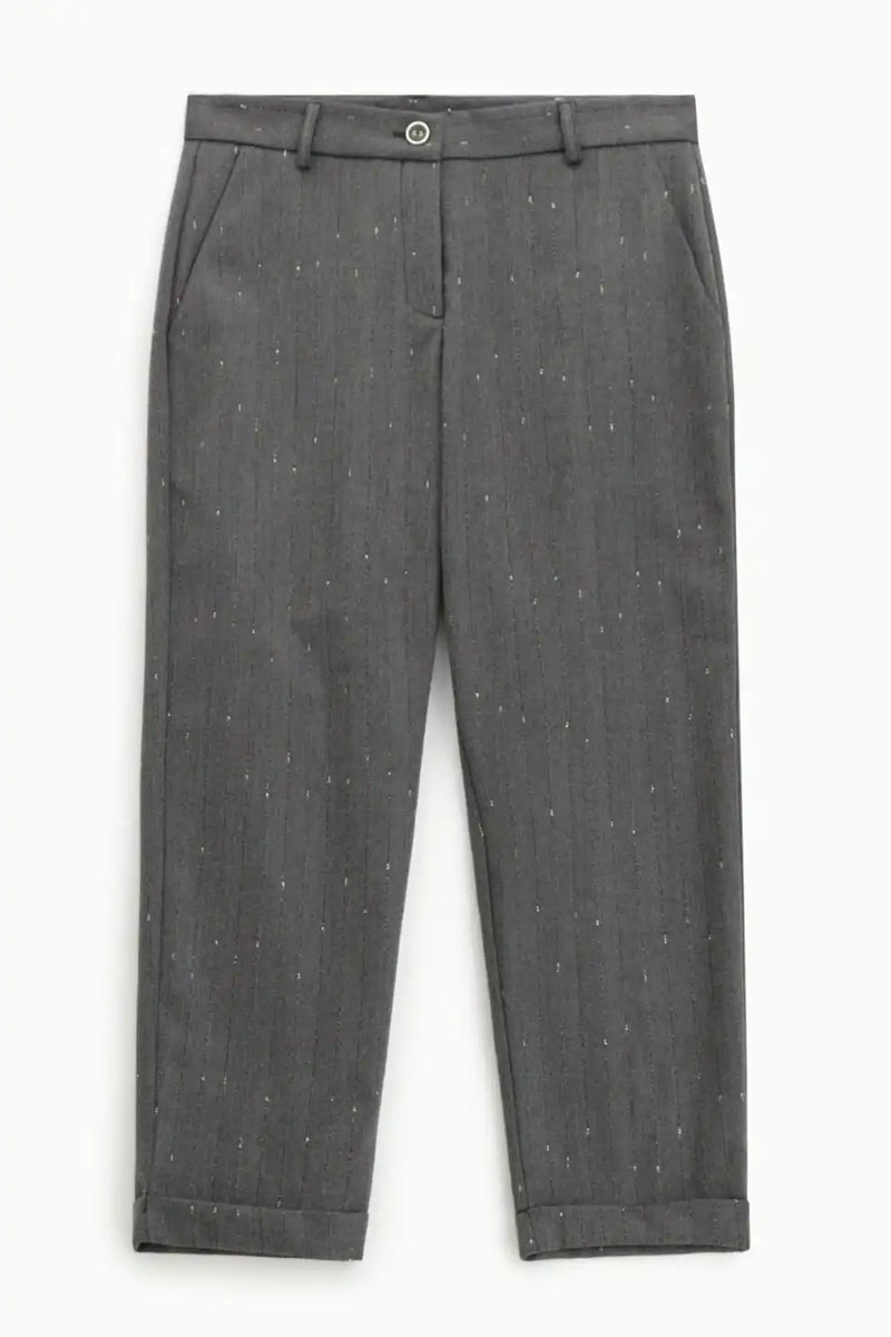 Pantalon Chino Imperial à rayures irisé Grigio