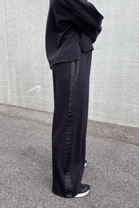 Pantalon de jogging Imperial bande satin Nero