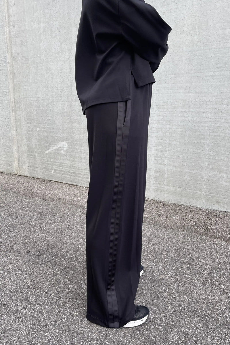 Pantalon de jogging Imperial bande satin Nero