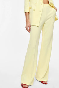 Pantalon de smoking Imperial flare Canarino