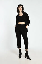 Pantalon Imperial Ceinturé Nero