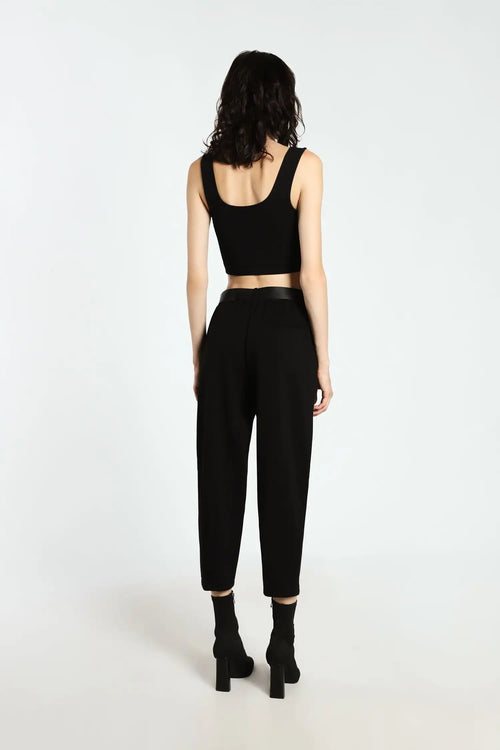 Pantalon Imperial Ceinturé Nero
