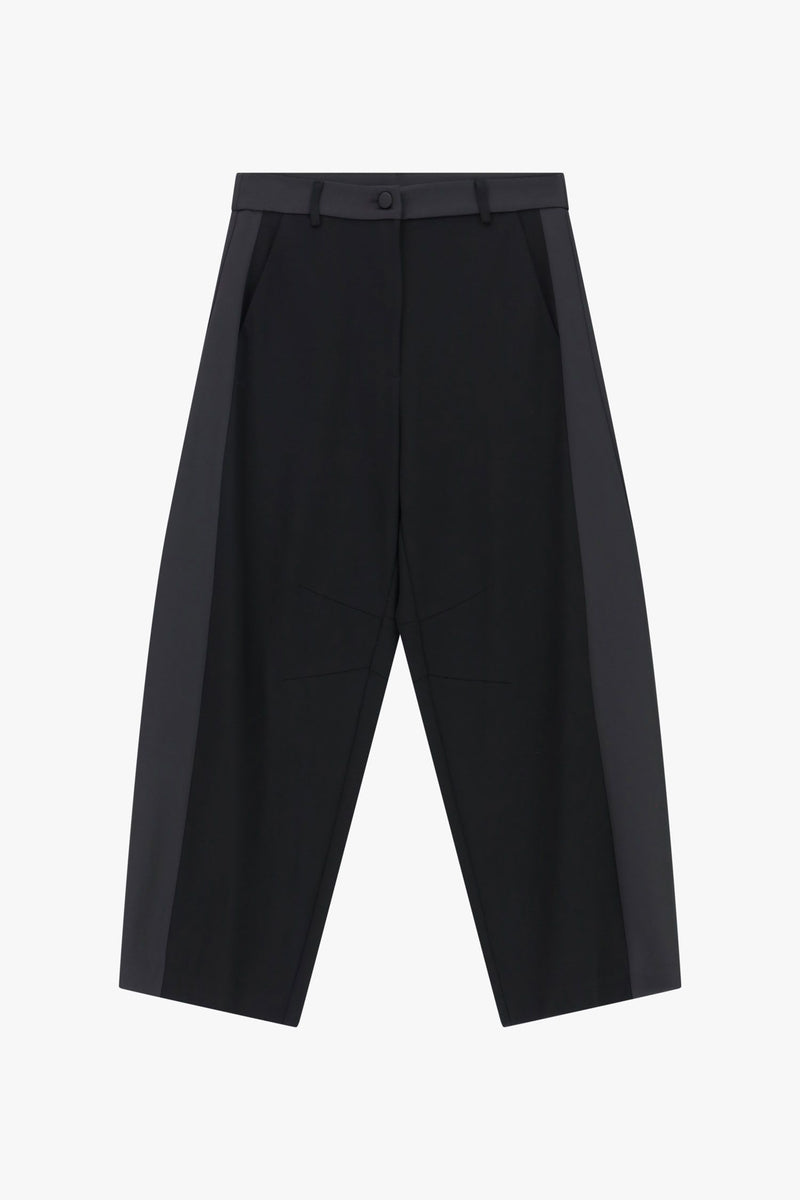 Pantalon Imperial ample taille haute Nero