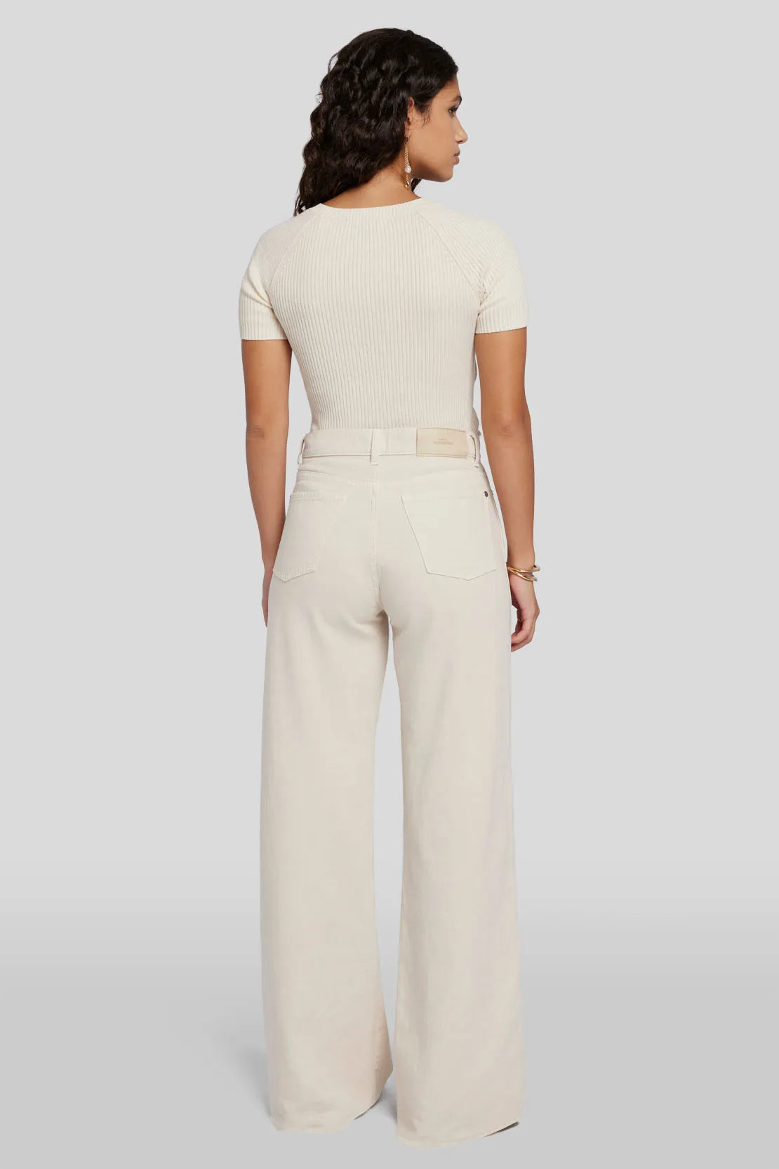 Jean Seven Lotta Linen Oat Blanc