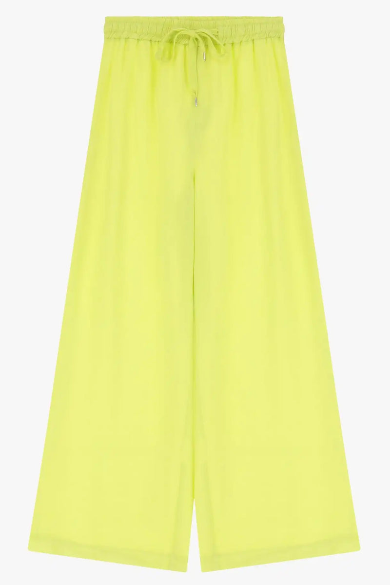 Pantalon large Please avec cordon Bitter Lemon