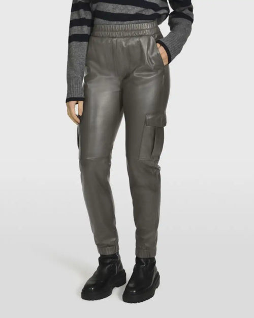 Pantalon Jogpant Oakwood Yacht Cargo Kaki Foncé