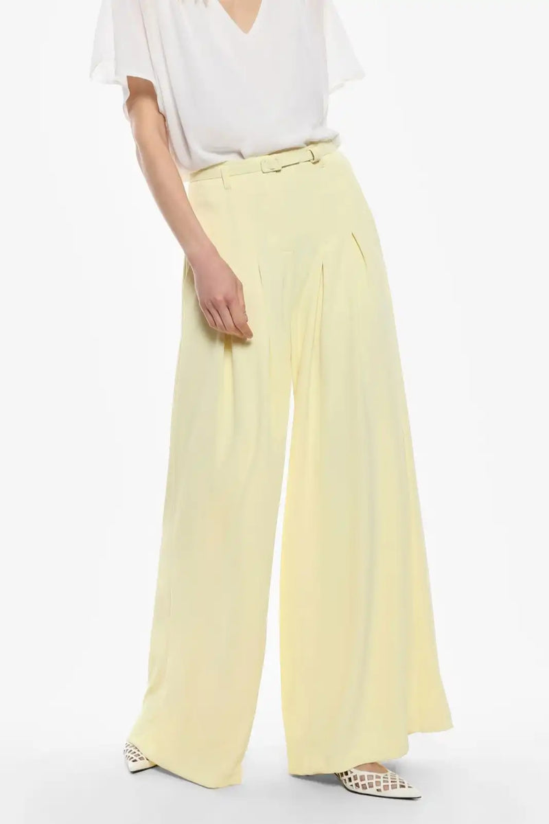Pantalon Large Imperial Ceinture Canarino